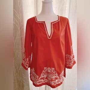 Michael Kors embroidered tunic - size M! Great condition!